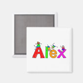Alex Magnet (Vorderseite/Rückseite)