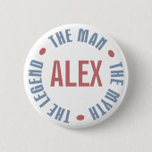Alex-Mann-Mythos-Legende kundengerecht Button (Vorderseite)