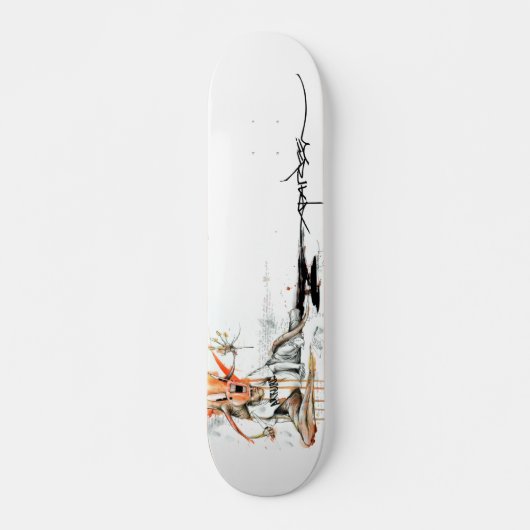 Alex Pardee "Geek-Liebe " Skateboard (Vorne)