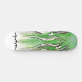 Alex Pardee "giftiges Lazyface " Skateboard (Horizontal)