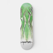 Alex Pardee "giftiges Lazyface " Skateboard (Vorderseite)