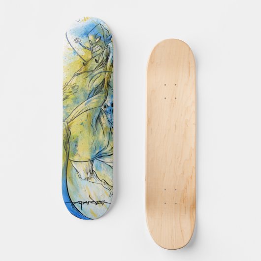 Alex Pardee "Reitrache " Skateboard (Vorderseite)