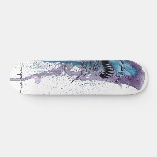Alex Pardee "Sodbrennen " Skateboard (Horizontal)