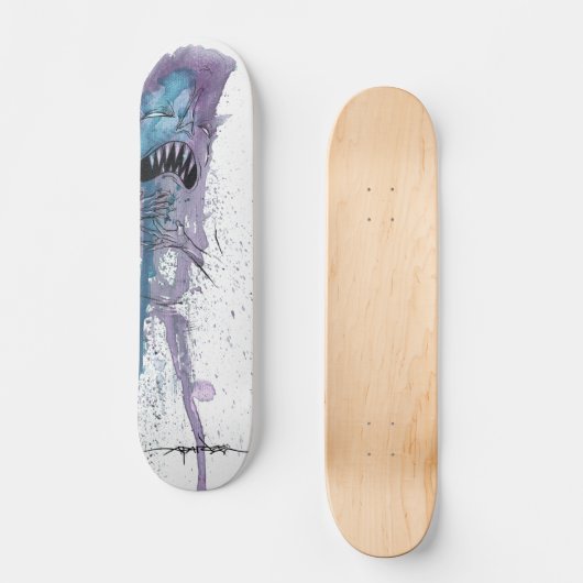Alex Pardee "Sodbrennen " Skateboard (Vorderseite)