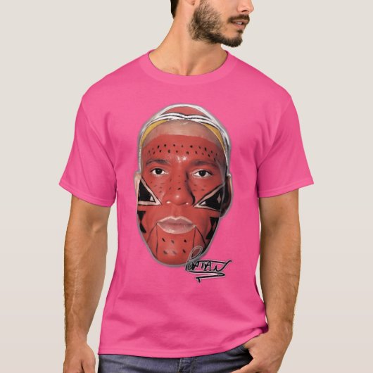 Alex Pereira Chama Poatan Signature T-Shirt (Vorderseite)