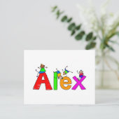 Alex Postkarte (Stehend Vorderseite)