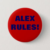 ALEX-REGELN! BUTTON (Vorderseite)