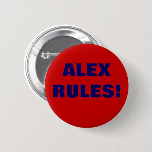 ALEX-REGELN! BUTTON (Vorne & Hinten)