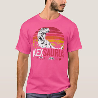 Alex Saurus Funny Personalisiert Dinosaur T Rex Na T-Shirt