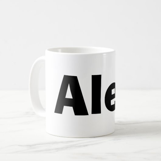 Alex-Tasse Kaffeetasse (Vorderseite Links)