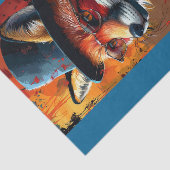 Alex the Fox Seidenpapier (Ausschnitt)