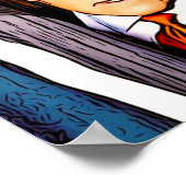 Alex Trebek Poster (Ecke)