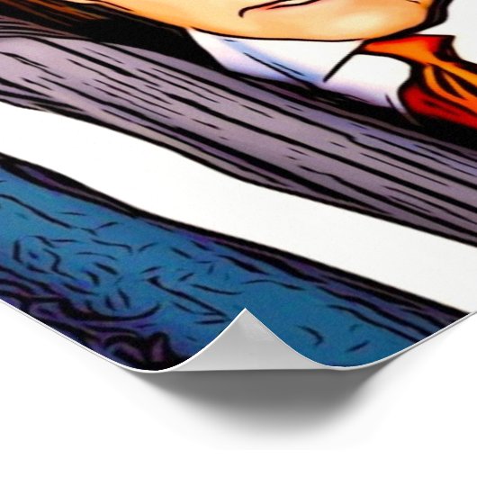 Alex Trebek Poster (Ecke)