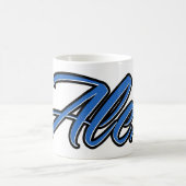Alex Vorname Name blue Tasse Kaffeetasse (Mittel)