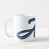 Alex Vorname Name blue Tasse Kaffeetasse (Links)