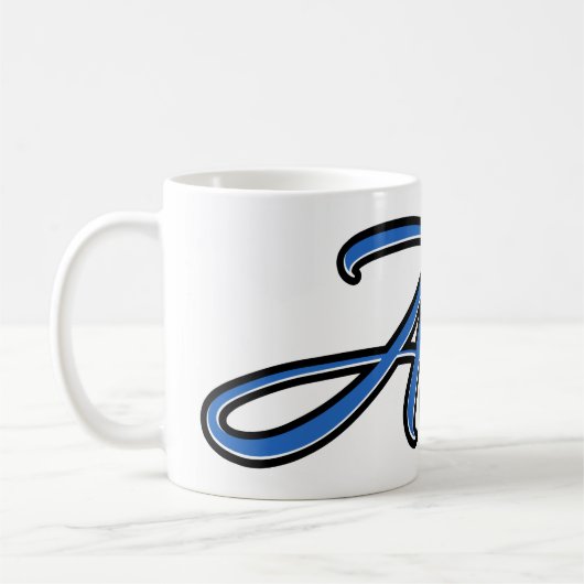 Alex Vorname Name blue Tasse Kaffeetasse (Links)