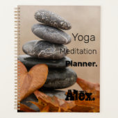 Alex. Yoga Meditation personalisieren Planer (Vorderseite)