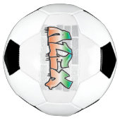 ALEX Your Name Graffiti Brick Wall Paint Splatter Fußball (Gedreht)