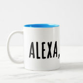 Alexa, als Nächstes... Zweifarbige Tasse (Links)
