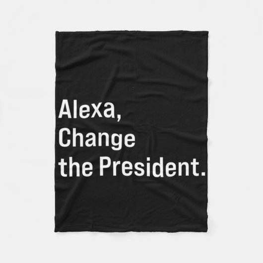 Alexa America Fleecedecke (Vorderseite)