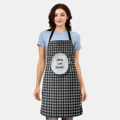 Alexa Befehl auf weißer Platte Schürze (Getragen)