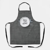 Alexa Befehl auf weißer Platte Schürze (Vorderseite)