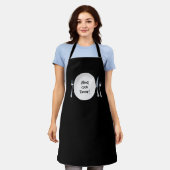 Alexa Befehl auf weißer Platte Schürze (Getragen)