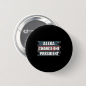 Alexa Change, Präsident Funny Trump Button (Vorne & Hinten)