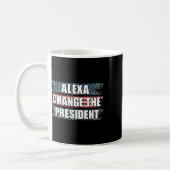 Alexa Change, Präsident Funny Trump Kaffeetasse (Links)