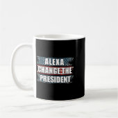 Alexa Change, Präsident Funny Trump Kaffeetasse (Links)