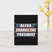 Alexa Change, Präsident Funny Trump Karte (Gelbe Blume)