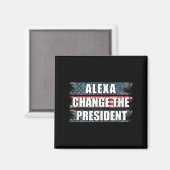 Alexa Change, Präsident Funny Trump Magnet (Vorderseite/Rückseite)