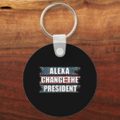Alexa Change, Präsident Funny Trump Schlüsselanhänger (Vorderseite)