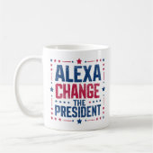 Alexa Change the President Funny Political Kaffeetasse (Links)
