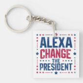 Alexa Change the President Funny Political Schlüsselanhänger (Vorderseite)