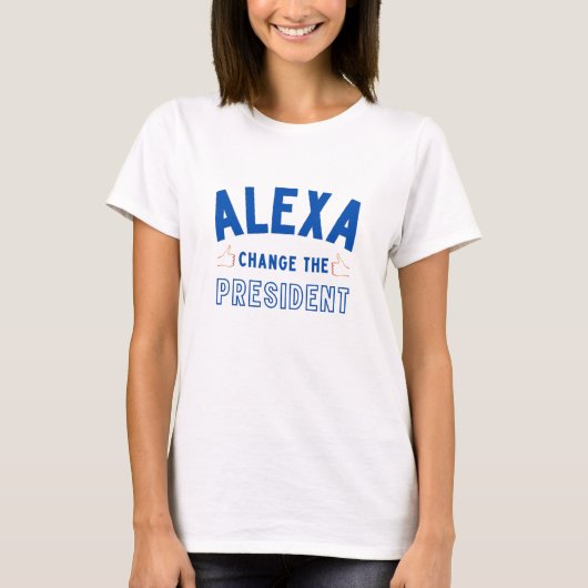 Alexa Change The President, Joe Biden Meme, Biden T-Shirt (Vorderseite)