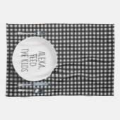 Alexa Command Humor Geschirrtuch (Horizontal)