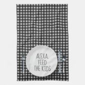 Alexa Command Humor Geschirrtuch (Vertikal)