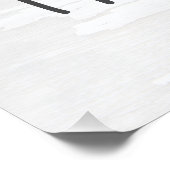 Alexa Command Humor on Textured White Poster (Ecke)