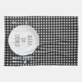 Alexa Command Spaß für Geschirr Geschirrtuch (Horizontal)