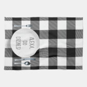 Alexa Command Spaß für Geschirr Geschirrtuch (Horizontal)