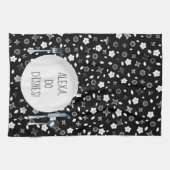 Alexa Command Spaß für Geschirr Geschirrtuch (Horizontal)