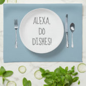Alexa Command Spaß für Geschirr Geschirrtuch (Gefaltet)