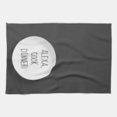 Alexa Command Spaß zum Abendessen Geschirrtuch (Horizontal)