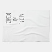 Alexa Command Spaß zum Waschen von Geschirr Geschirrtuch (Horizontal)