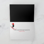 Alexa Command Weißer Esstisch Geburtstag Karte (Innenseite)