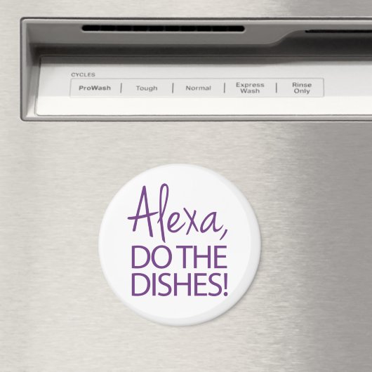 Alexa Do the Geschirrs - Humorisches Design Magnet (In Situ (Geschirrspüler))