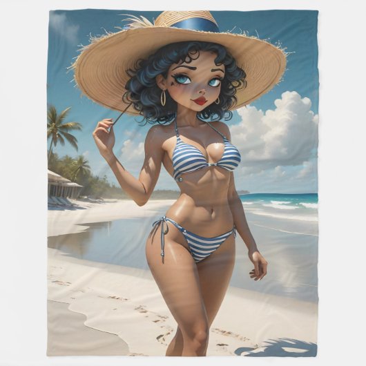 Alexa Dollz Fleece Blanket (Vorderseite)