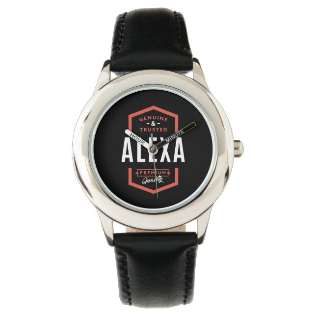 Alexa Genuine und Trusted Armbanduhr (Vorderseite)
