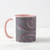 ALEXA ~ GLOSSY 3D Zany Pink Silver ~ Tasse (Links)